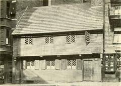 Paul Revere House, Boston photo from 1918 book Historic Shrines of America