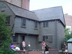 Back of Paul Revere's restored house in July 2006