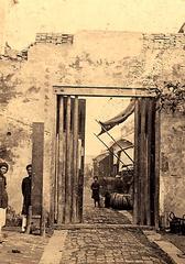 A gate entrance to the ancient Hanoi Citadel