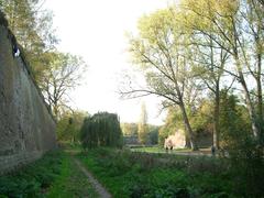 ditch of Vauban's citadel in Lille