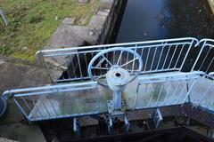 Lock gate at Écluse de la Barre in Lille, France