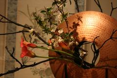 Bronze ikebana at New Orleans Museum of Art