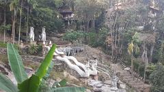 Wat Pha Lat temple nestled in lush greenery