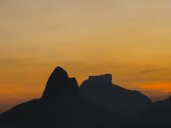 Dois Irmãos mountains, Leblon and Pedra da Gávea