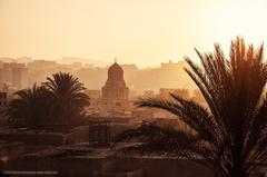 Dawn at the City of the Dead in Cairo, Egypt