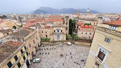 San Cataldo and Chiesa della Martorana in Palermo