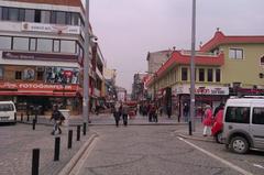 View towards Spor Street in Düzce city center