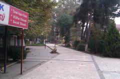 Path leading to the amusement park in Düzce