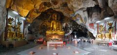 Interior view of Perak Tong Temple in Perak