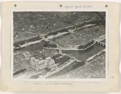 historic aerial view of Langres, France