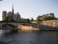 Notre-Dame de Paris from the southeast on an April day