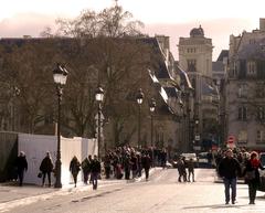 Pont de l'Archevéché in Paris