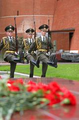 Changing of the Guard at Alexander Garden in Moscow