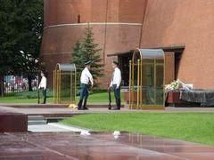 Guards at Tomb of the Unknown Soldier in Alexander Garden