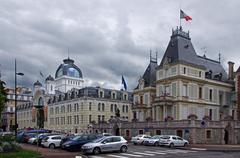 Le Palais Lumière and Villa Lumière in Évian-les-Bains, Haute-Savoie