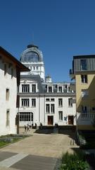 Historical Evian thermal baths building