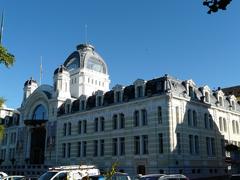 main facade of Palais Lumière in Évian-les-Bains