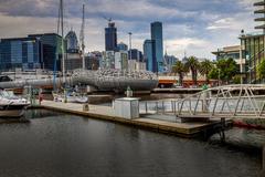 Melbourne cityscape with skyline and Yarra River