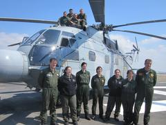 Last flight of a French Super-Frelon helicopter