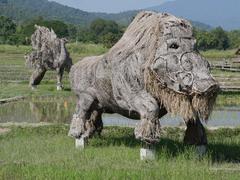 animal figures in Huai Tueng Thao Chiang Mai Thailand