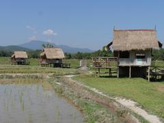 hut by Huai Tueng Thao lake