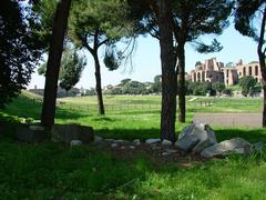 Rome Circus Maximus ancient chariot racing stadium