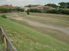 View of the Circus Maximus from the south in Rome