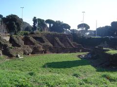 Circus Maximus remains in Rome, Italy