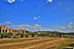 Circus Maximus south view from Aventine hills