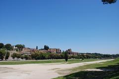 Circus Maximus ancient Roman chariot racing stadium in Rome