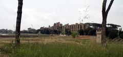 Circus Maximus and Baths of Septimius Severus in Palatine Hill