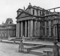 Entrance to Blenheim Palace in Oxfordshire, taken in 1964