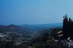 View to the south from the cemetery of Saint-Paul-de-Vence, Alpes-Maritimes