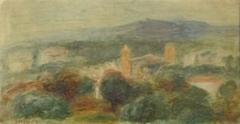 Renoir painting of a landscape in St. Paul de Vence