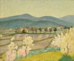 Rupert Bunny's Spring, St-Paul painting from 1923