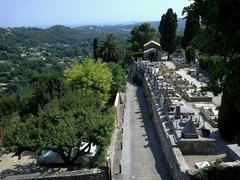 Saint-Paul-De-Vence Cimetiere panoramic view