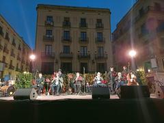 La Cobla Sant Jordi performing at Santa Eulalia 2022 festival