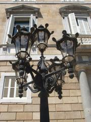 street lamps in Barcelona