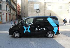 Outside broadcast van in Barcelona by La Xarxa