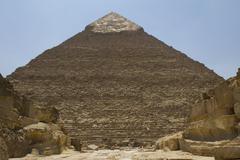 path leading to a pyramid in Egypt