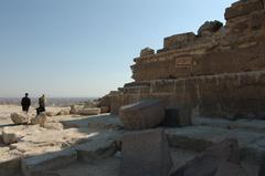 Climbing prohibition sign at Giza Pyramids