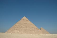 Giza: the pyramids of Khafre and Khufu