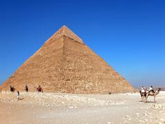 Pyramid of Khafre at Giza plateau