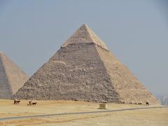 Chephren Pyramid in Giza, Egypt