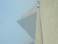 Giza pyramids in November 2008