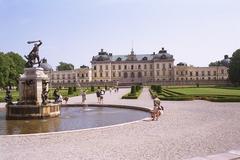 Drottningholm Palace viewed from the park