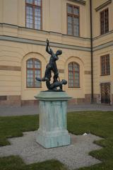 Drottningholm Palace with clear blue sky