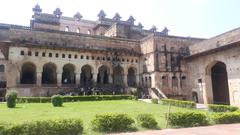 Orchha Fort complex in Orchha, Madhya Pradesh