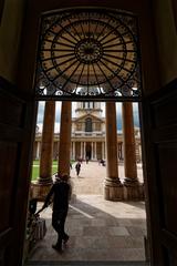 Greenwich Old Royal Naval College view towards Painted Hall