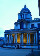 Royal Naval College in Greenwich with King Charles Court building